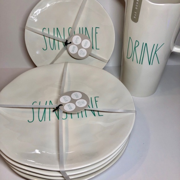 Rae Dunn Melamine Summer Dish Set - Picture 4 of 4